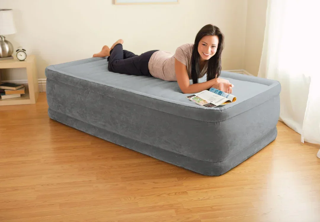 Single (Twin) Deluxe Air Bed 46cm 64412 - Image 12