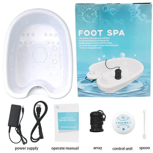 Ion Ionic Detox Foot Bath Spa Machine Tub Array Cell Cleanse for Health Tool Set - Image 12