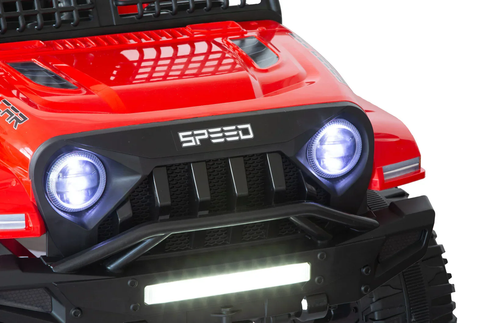Jeep Inspired Remote Controlled Ride-on Electric Car (Red) - Image 6