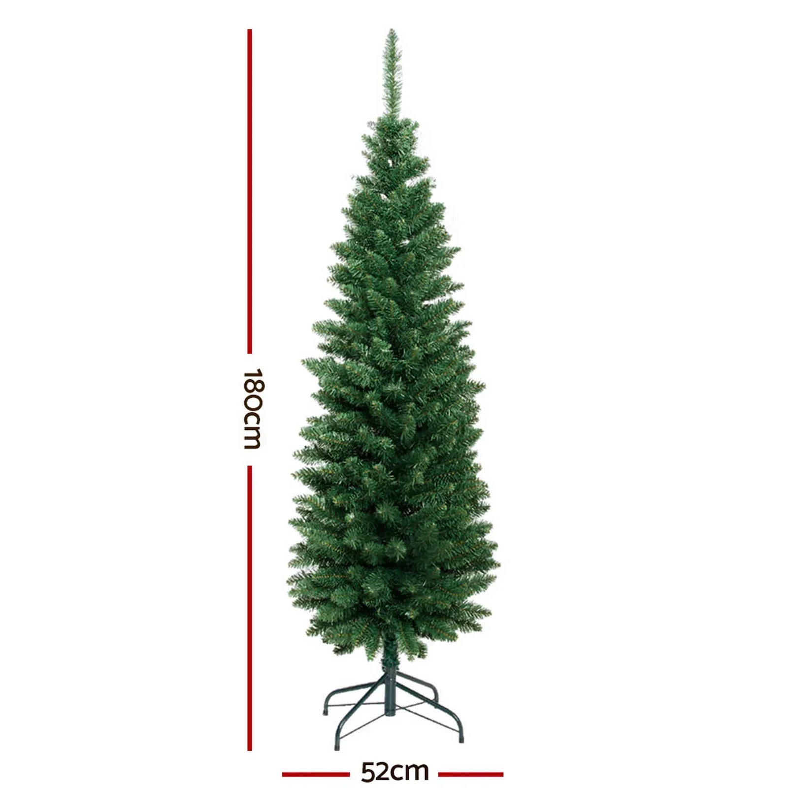 Christmas Tree 1.8m Xmas Tree Decorations Green 300 Tips - Image 2