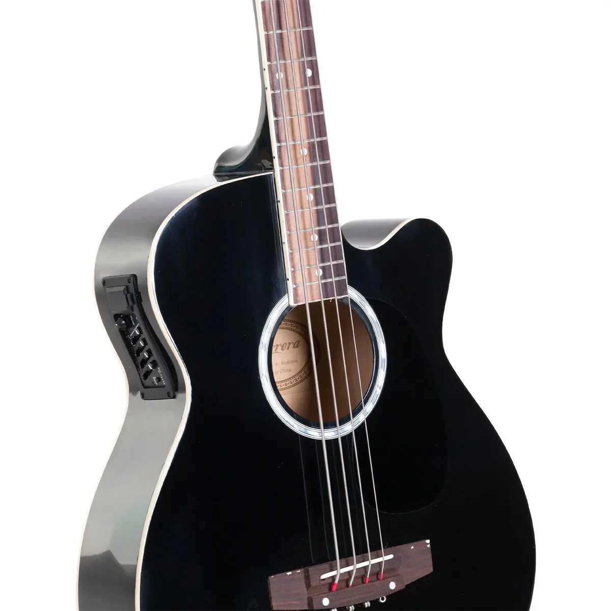 43in Acoustic Bass Guitar - Black - Image 2
