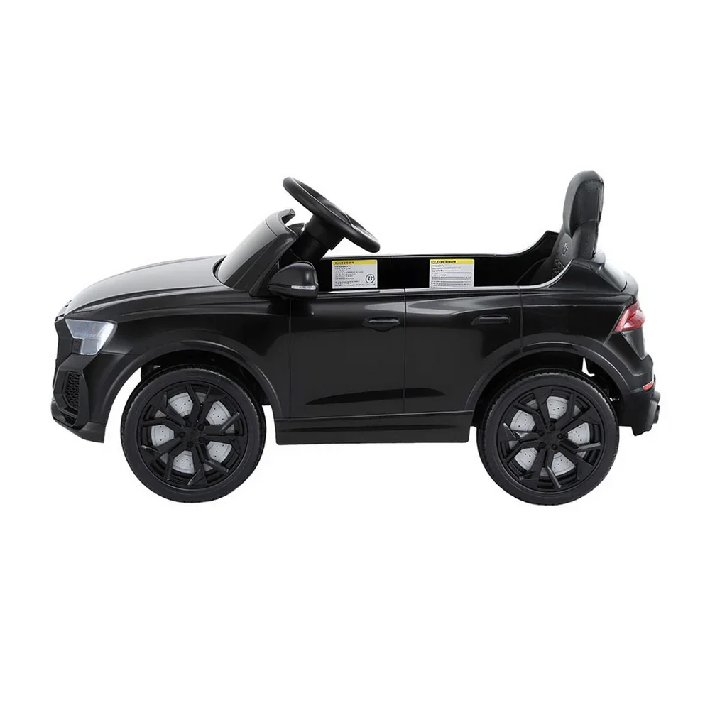 Kids Ride On Car Licensed RSQ8 Electric Toy Black Remote 12V Cars Black - Image 8