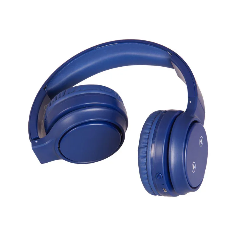 Foldable Bluetooth Headphones with Mic - Navy Blue - Image 4