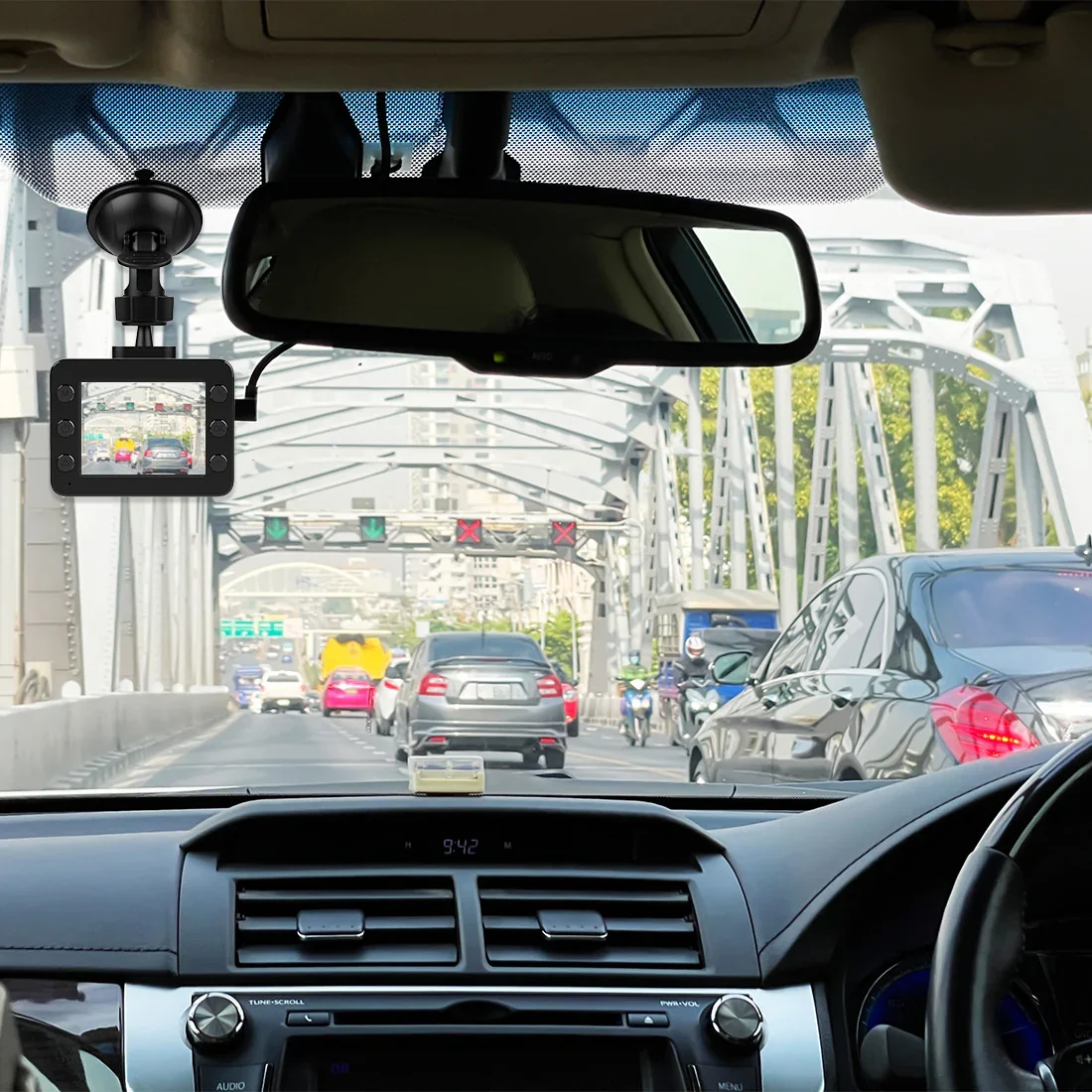 Full HD Dash Camera 2.5 Inch Display - Image 8