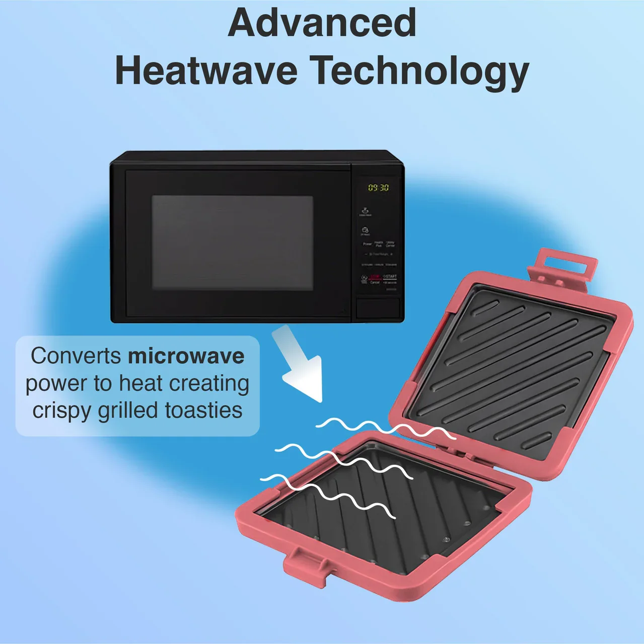 Microwave Toastie Maker Flamingo Pink - Image 6