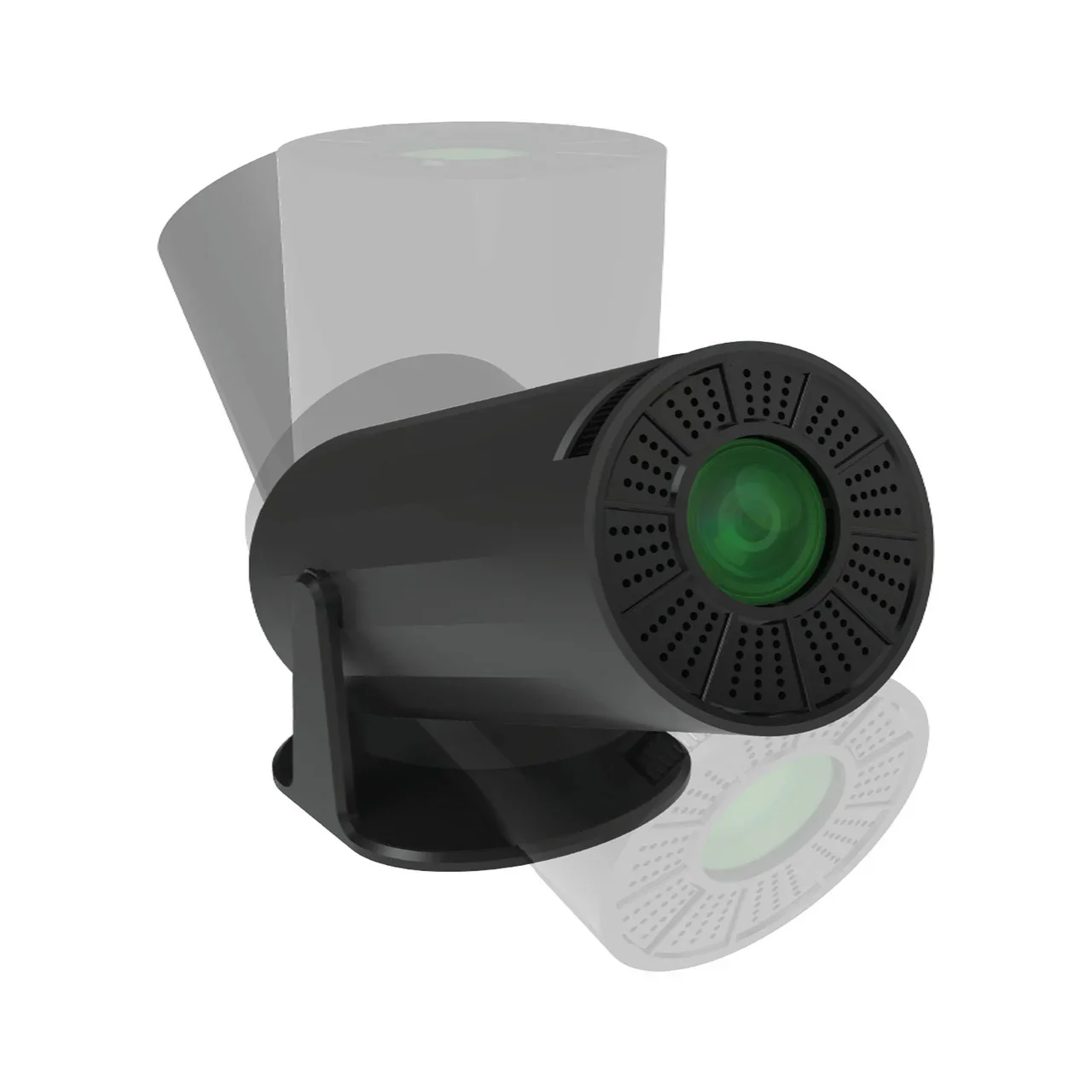Multi Angle Android LED Projector Black - Image 6