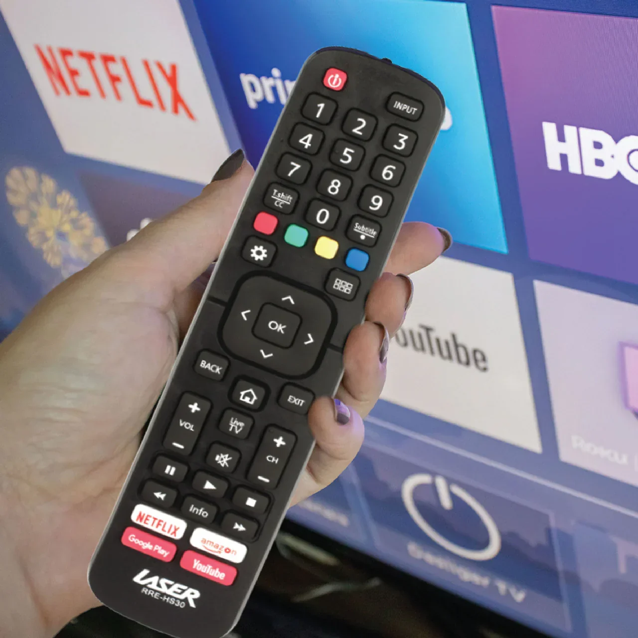 Remote Control for Hisense TV Black - Image 5
