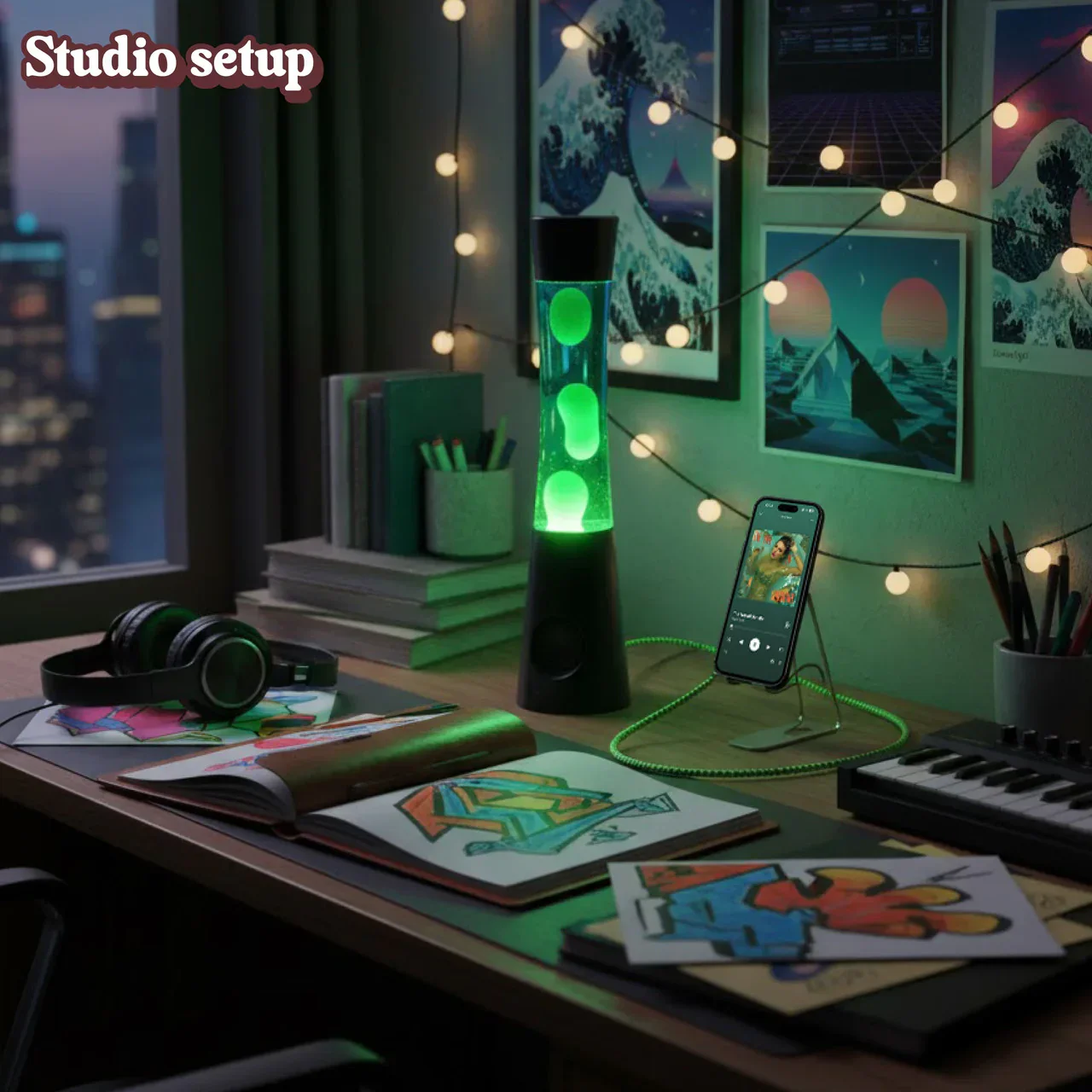 Retro Lava Lamp with Bluetooth Speaker - Image 11