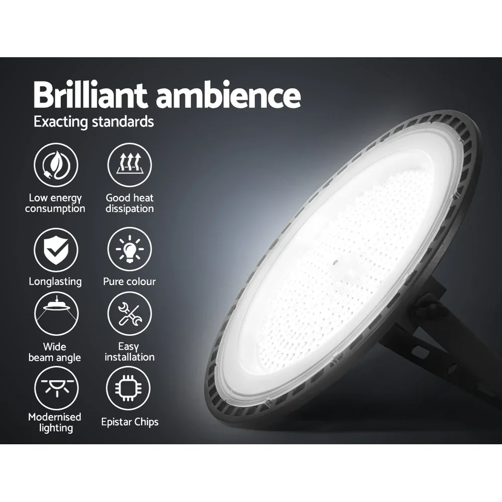High Bay Light LED 200W Industrial Lamp Workshop Warehouse Factory Lights - Image 4