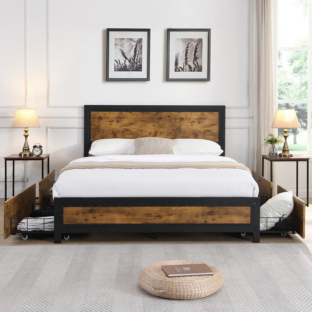 Metal Bed Frame Double Mattress - Image 7