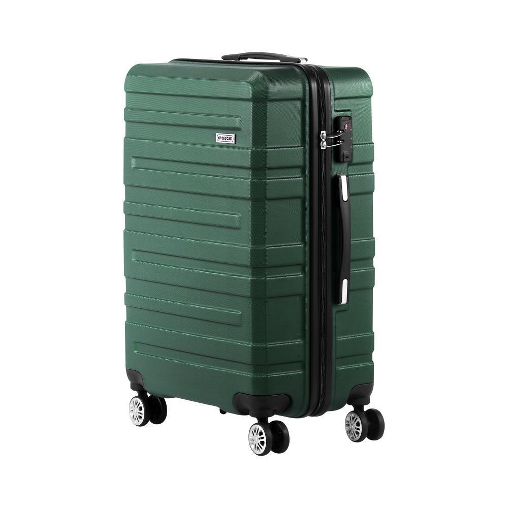 28" Luggage Set TSA Lock Hard Case Green - Image 4