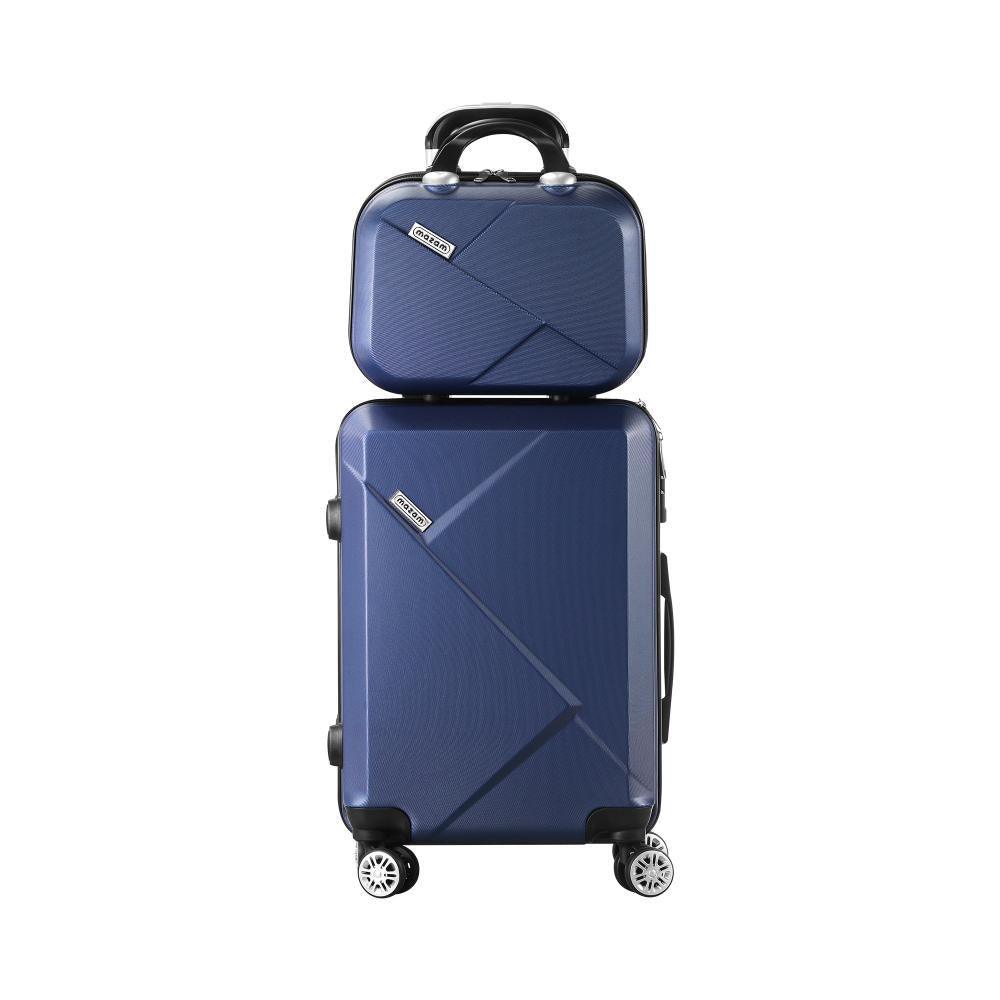 2PCS Luggage Set TSA Lock Hard Case Navy - Image 5