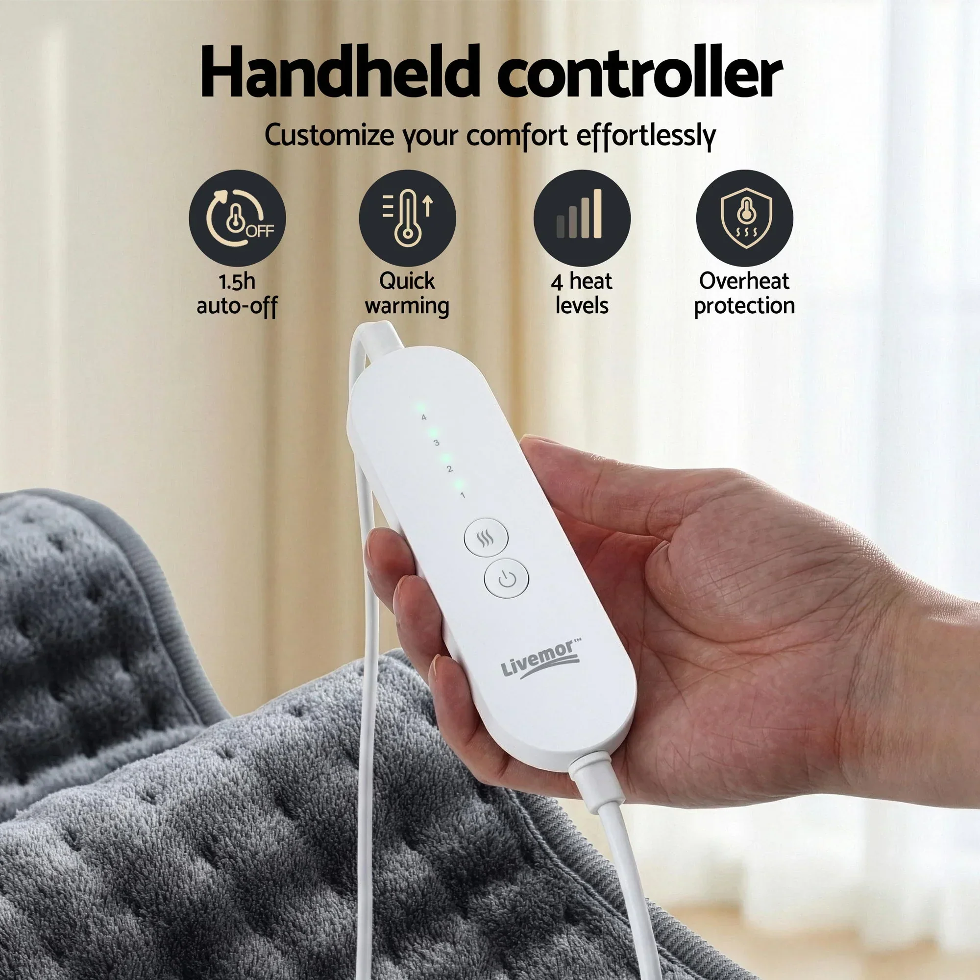 Electric Heating Pad Heat Mat 60x39cm - Image 7