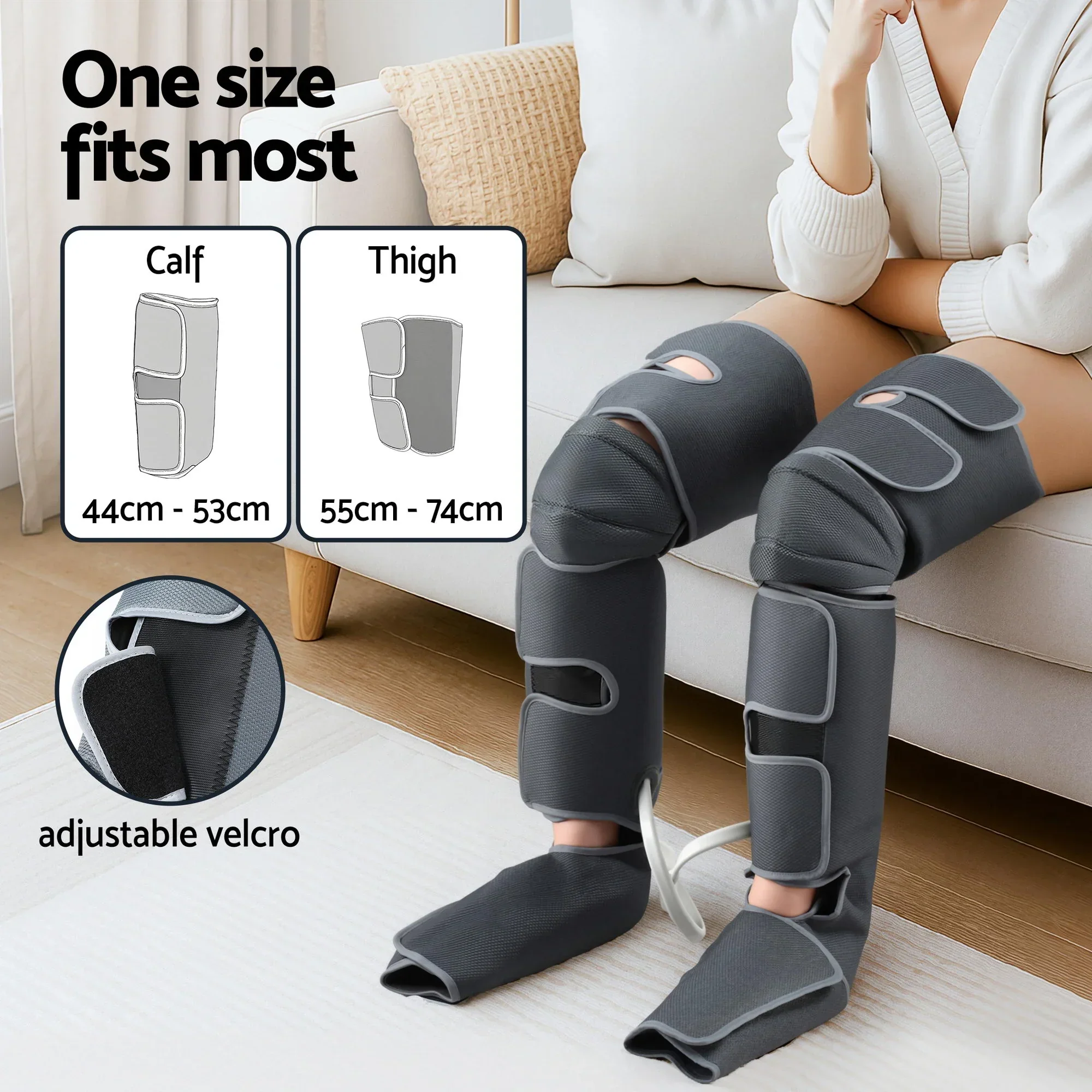 Electric Leg Foot Massager Air Wrap With Shiatsu Neck Massager Heating - Image 4