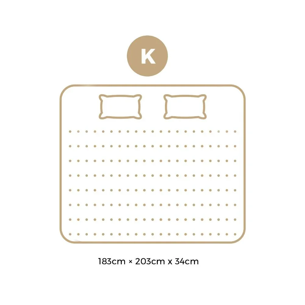 Latex Foam King Mattress 9-Zone Pocket Spring 34cm - Image 3