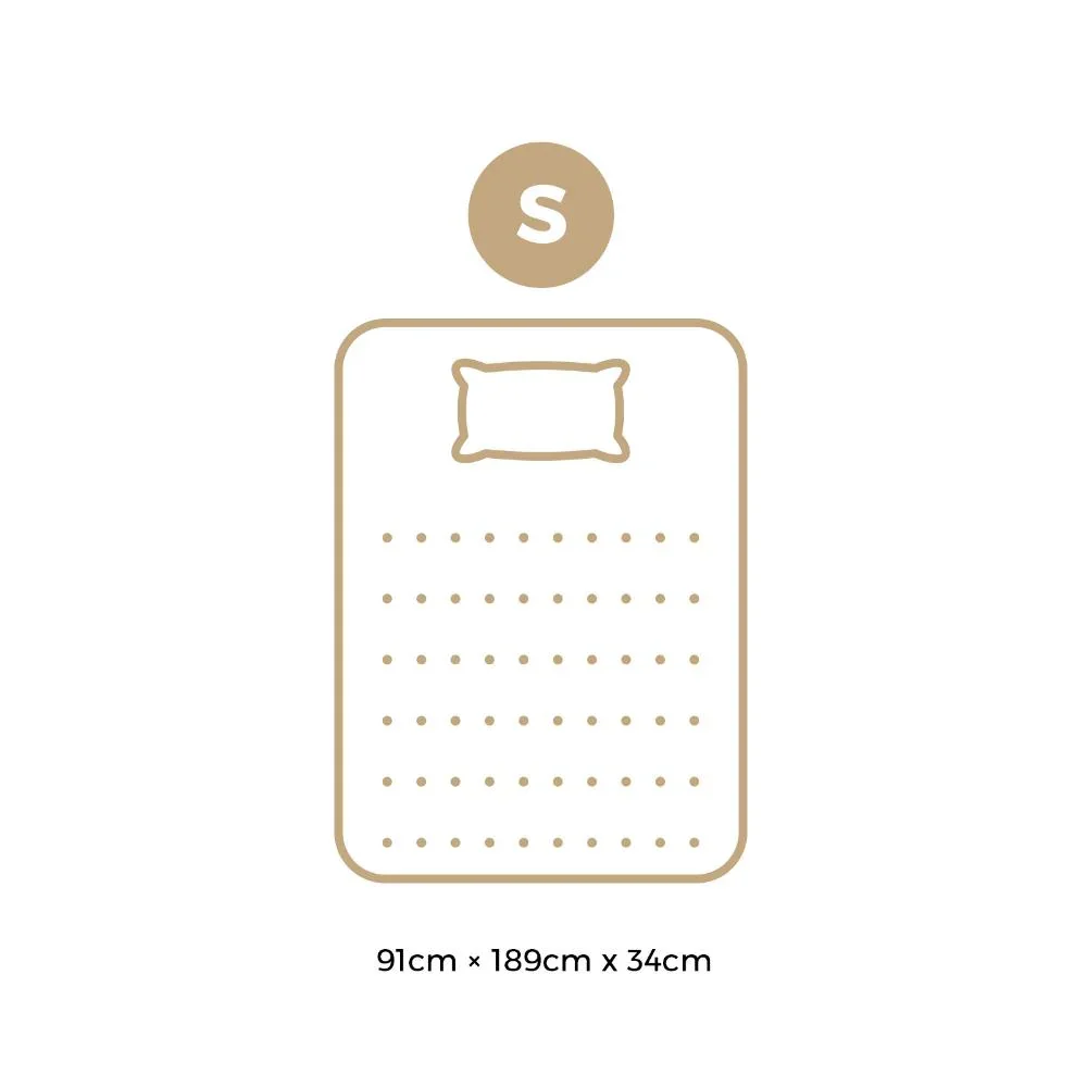 Latex Foam Single Mattress 9 Zone Pocket Spring 34cm - Image 3