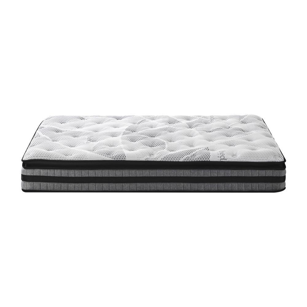 King Mattress Cool Gel Foam Bonnell Spring Pillow Top 22cm - Image 4