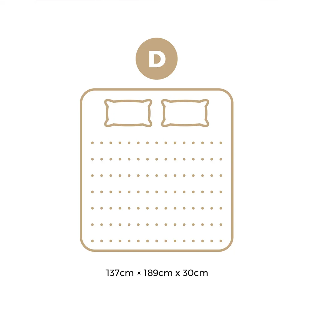 Double Mattress Luxury Foam Pocket Spring 30cm - Image 4
