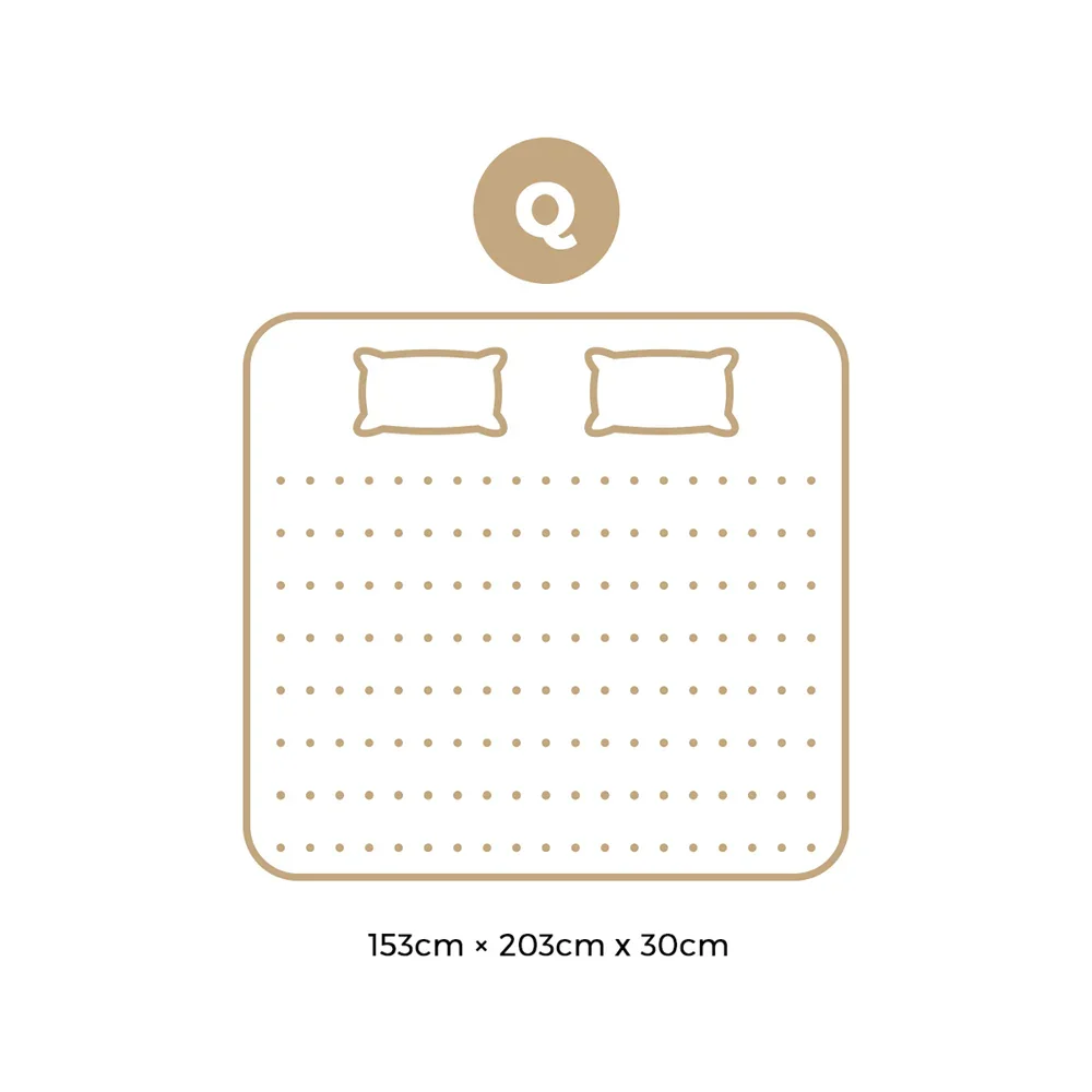 Queen Mattress Luxury Foam Pocket Spring 30cm - Image 4