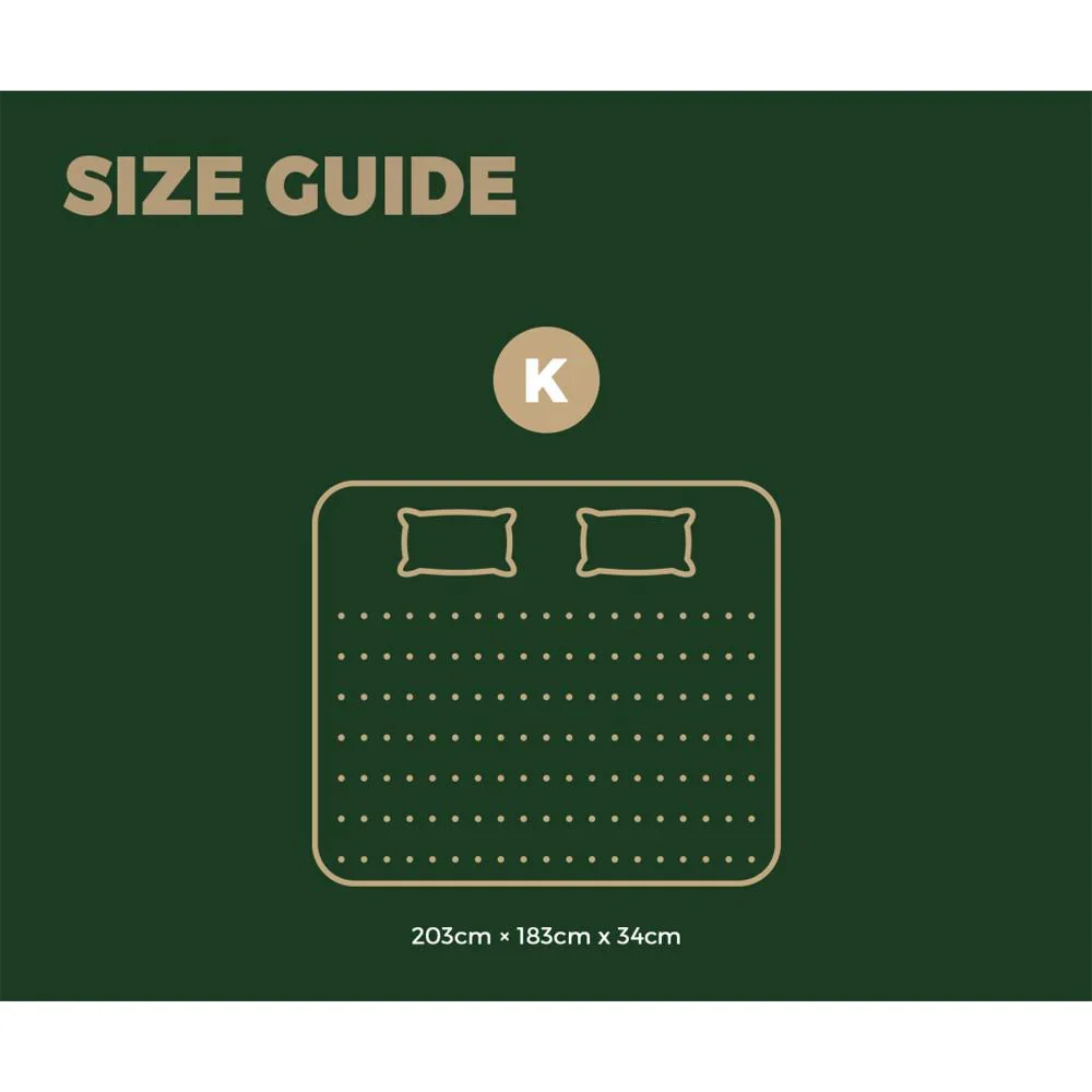Euro Top King Mattress Breathable Spring 34cm - Image 6