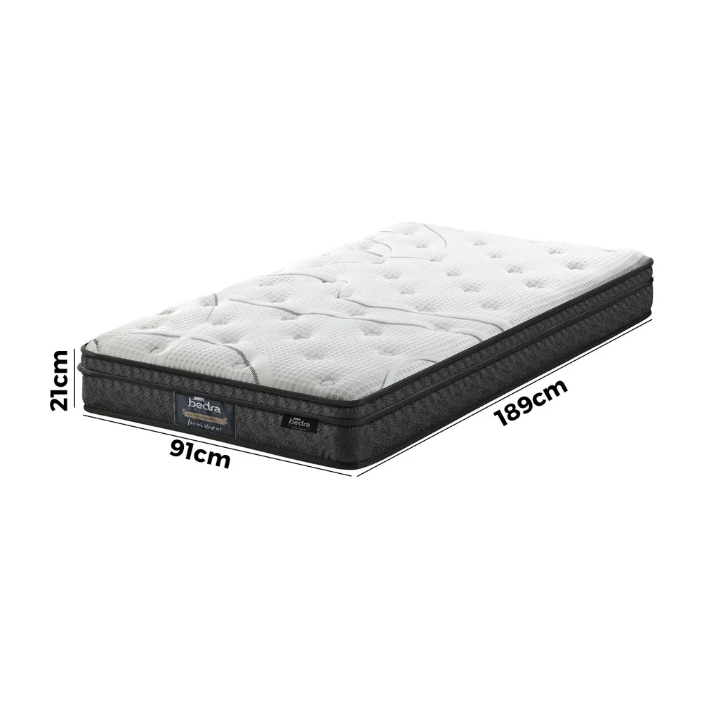 Single Mattress Bonnell Spring Tight Top 21CM - Image 2