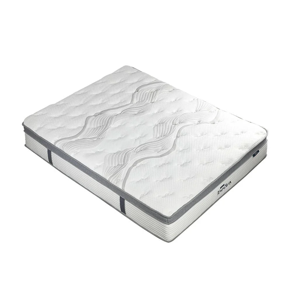 Queen Mattress Euro Top Pocket Spring 34cm 7-Zone - Image 2