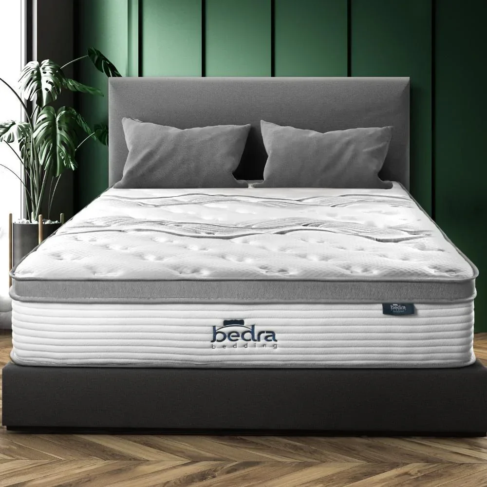 Queen Mattress Euro Top Pocket Spring 34cm 7-Zone - Image 3