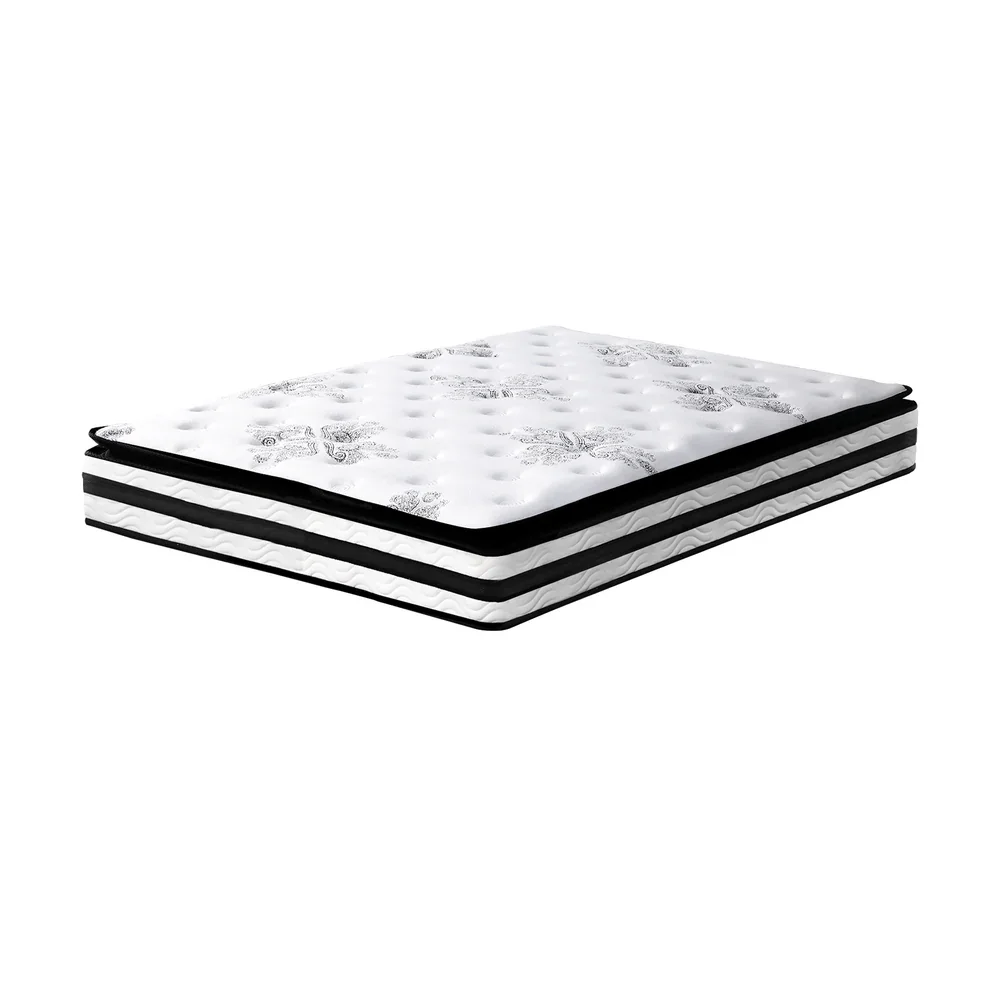 Queen Mattress Breathable Luxury Bed Bonnell Spring Foam Medium Firm 22cm - Image 4