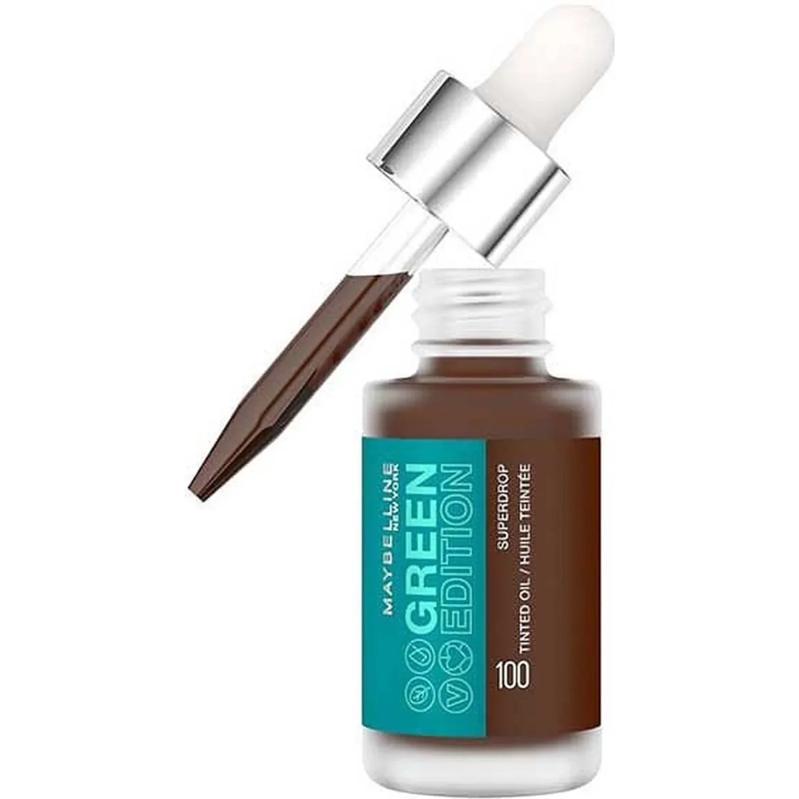 Green Edition Superdrop Tinted Oil Foundation – Shade 100 - Image 3