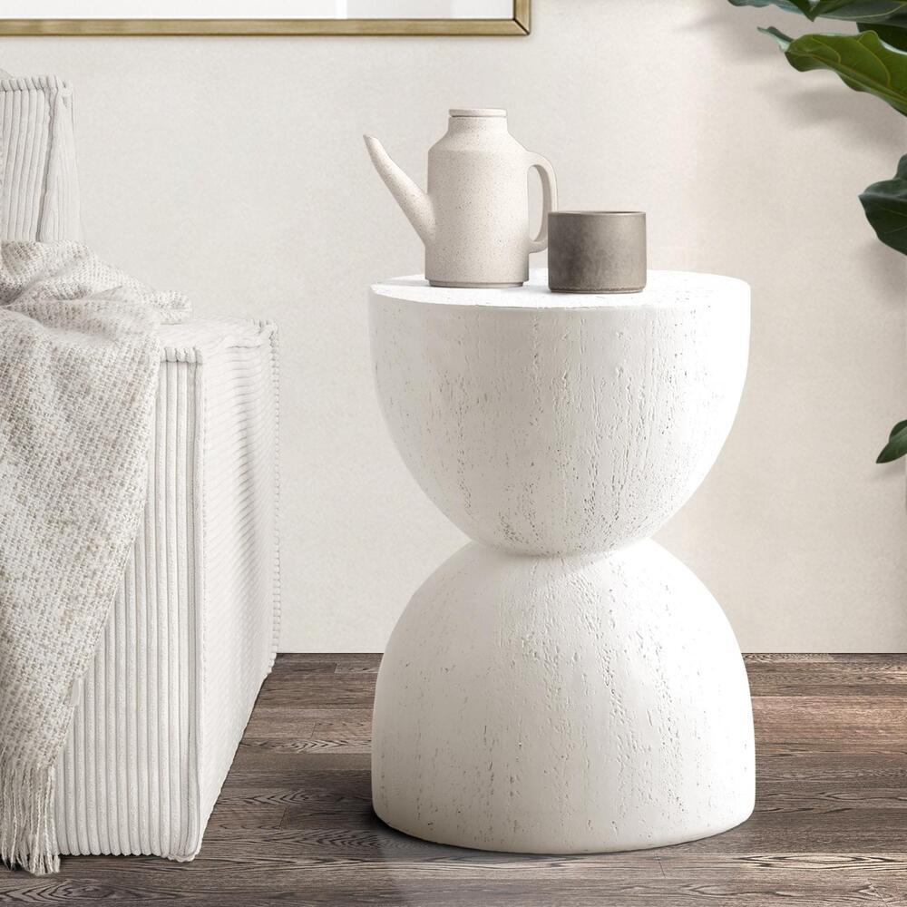 Side Table Terrazzo Hourglass Stand - Image 5