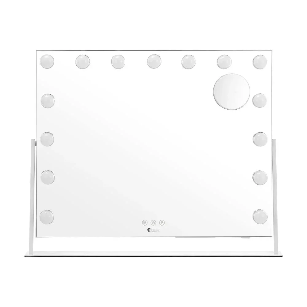 Makeup Mirrors LED Bluetooth Rotatable 58x46cm - Image 6