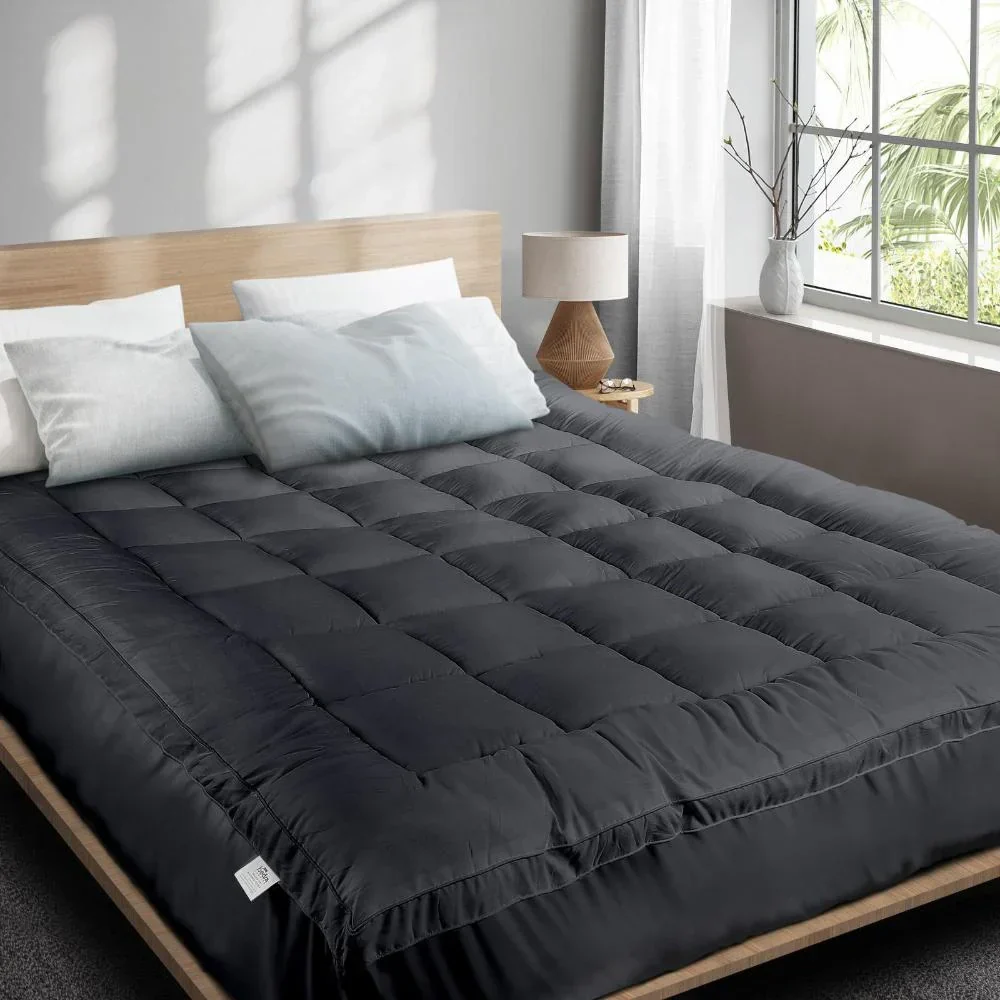 Queen Mattress Topper Pillow Top 1000GSM Microfiber - Image 7