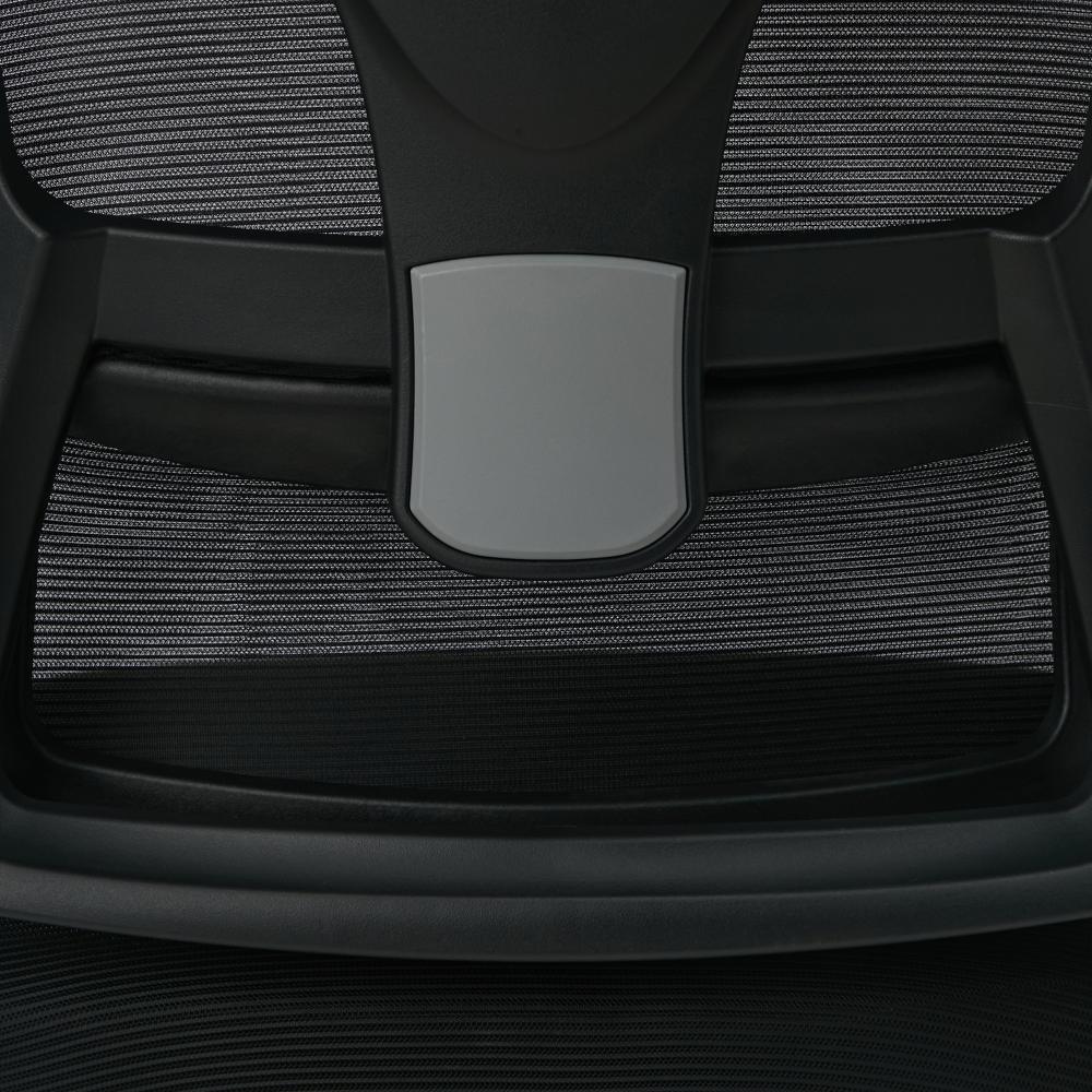 Mesh Office Chair D-Shape Back Support Black - Image 7