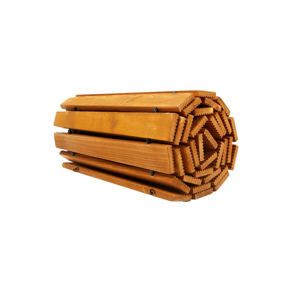 Garden Wooden Pathway 8ft Straight Roll-Out - Image 5