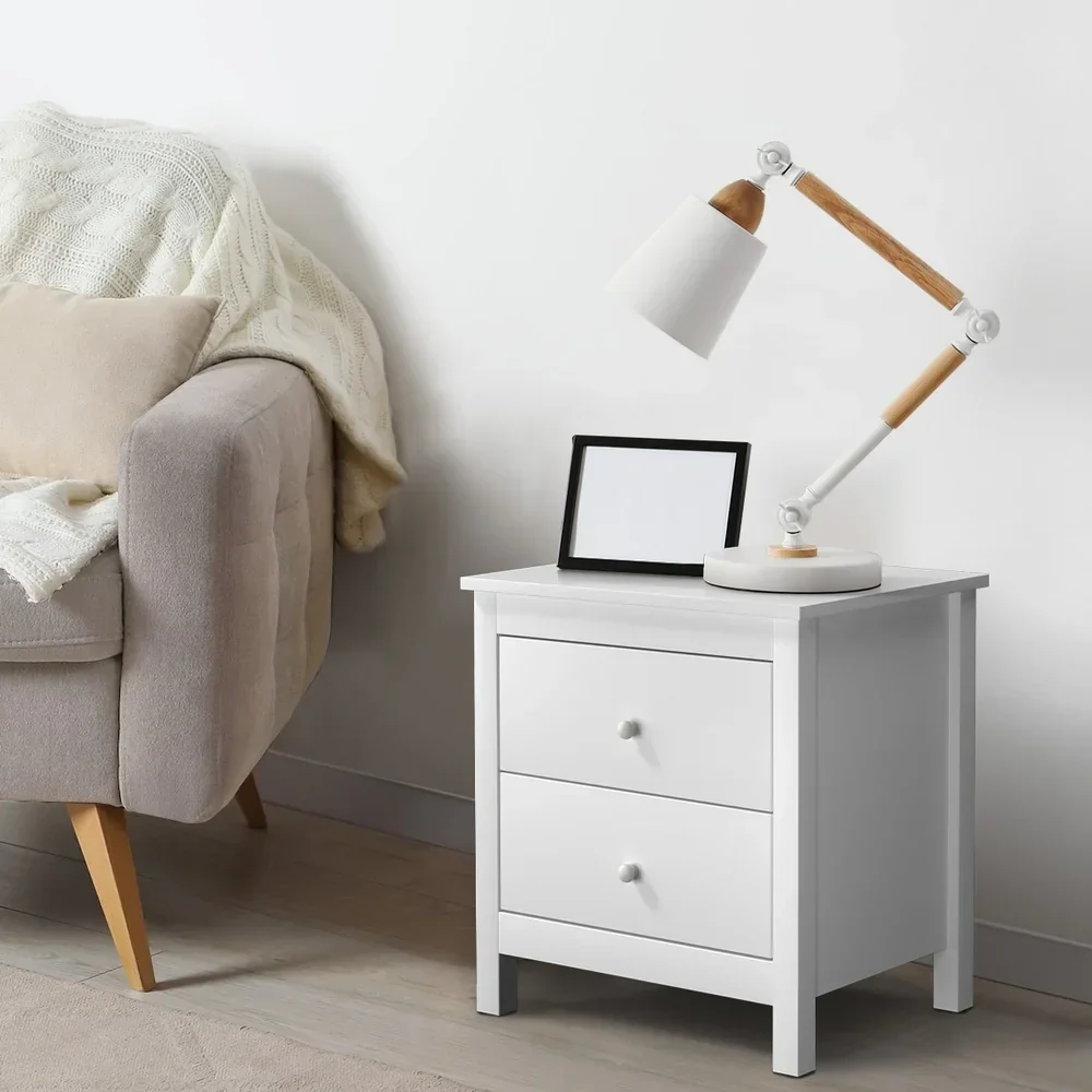 Bedside Tables Set of 2 Nightstand Side Table - Image 3