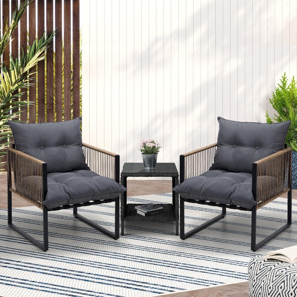 2 Seater Outdoor Patio Lounge Setting - Image 2