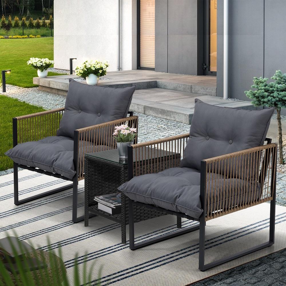 2 Seater Outdoor Patio Lounge Setting - Image 3