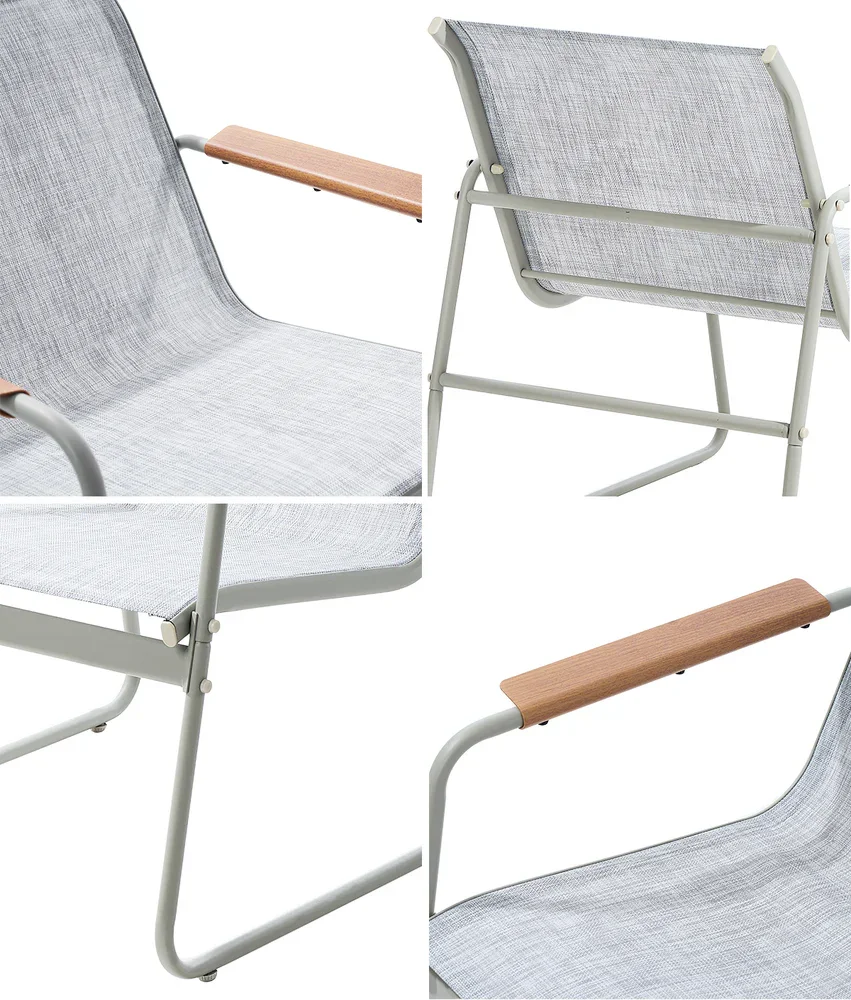 2PCS Outdoor Patio Armchair Textilene - Image 7