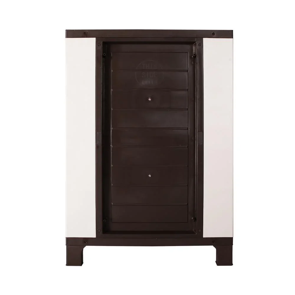 Outdoor Storage Cabinet Adjustable Lockable Beige - Image 6