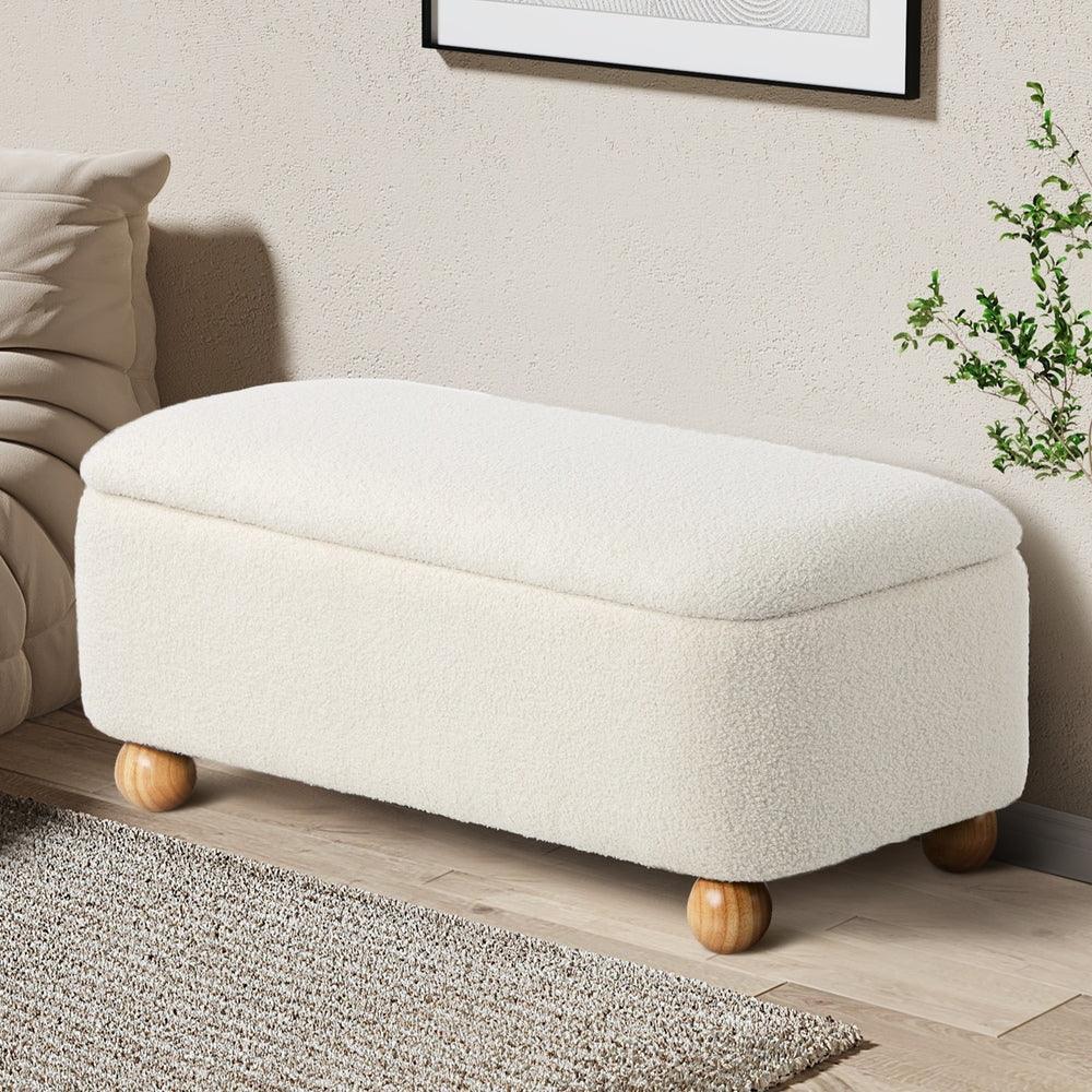 Storage Ottoman Blanket Box Teddy Stool Bench - Image 3