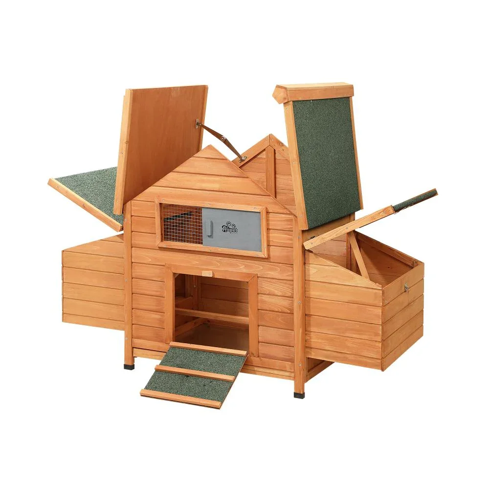 Pet Hutch Large House Run Cage Wooden - Image 4