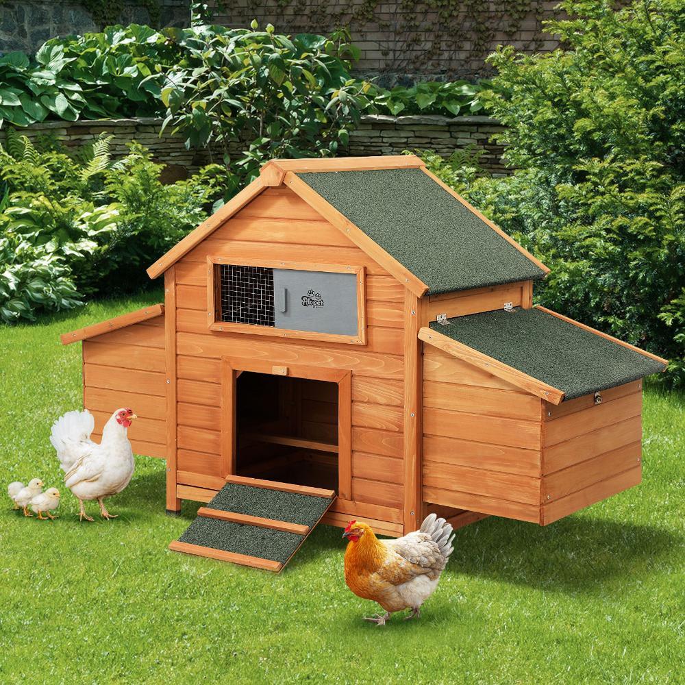 Pet Hutch Large House Run Cage Wooden - Image 5