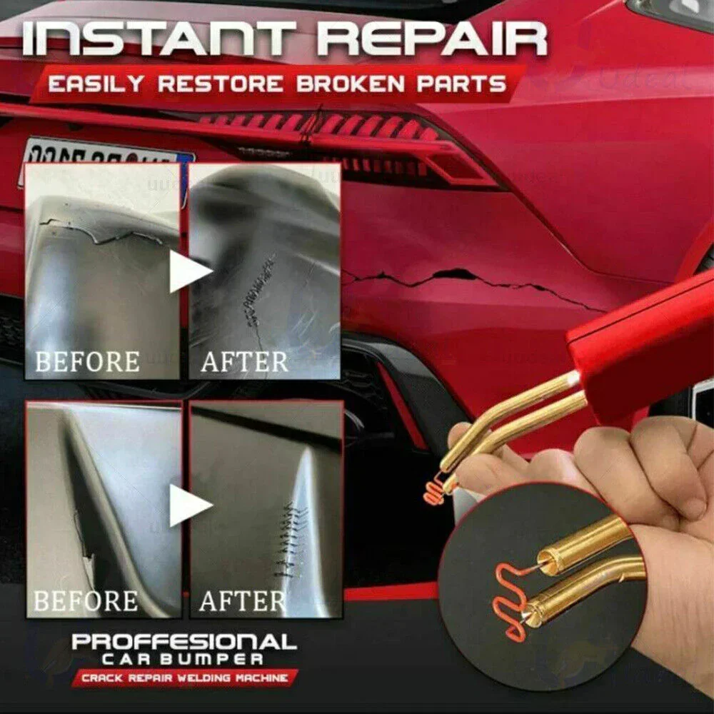 Plastic Welder Garage Tool Hot Staple Staplers Bumper Repair Welding Machine Kit - Image 3
