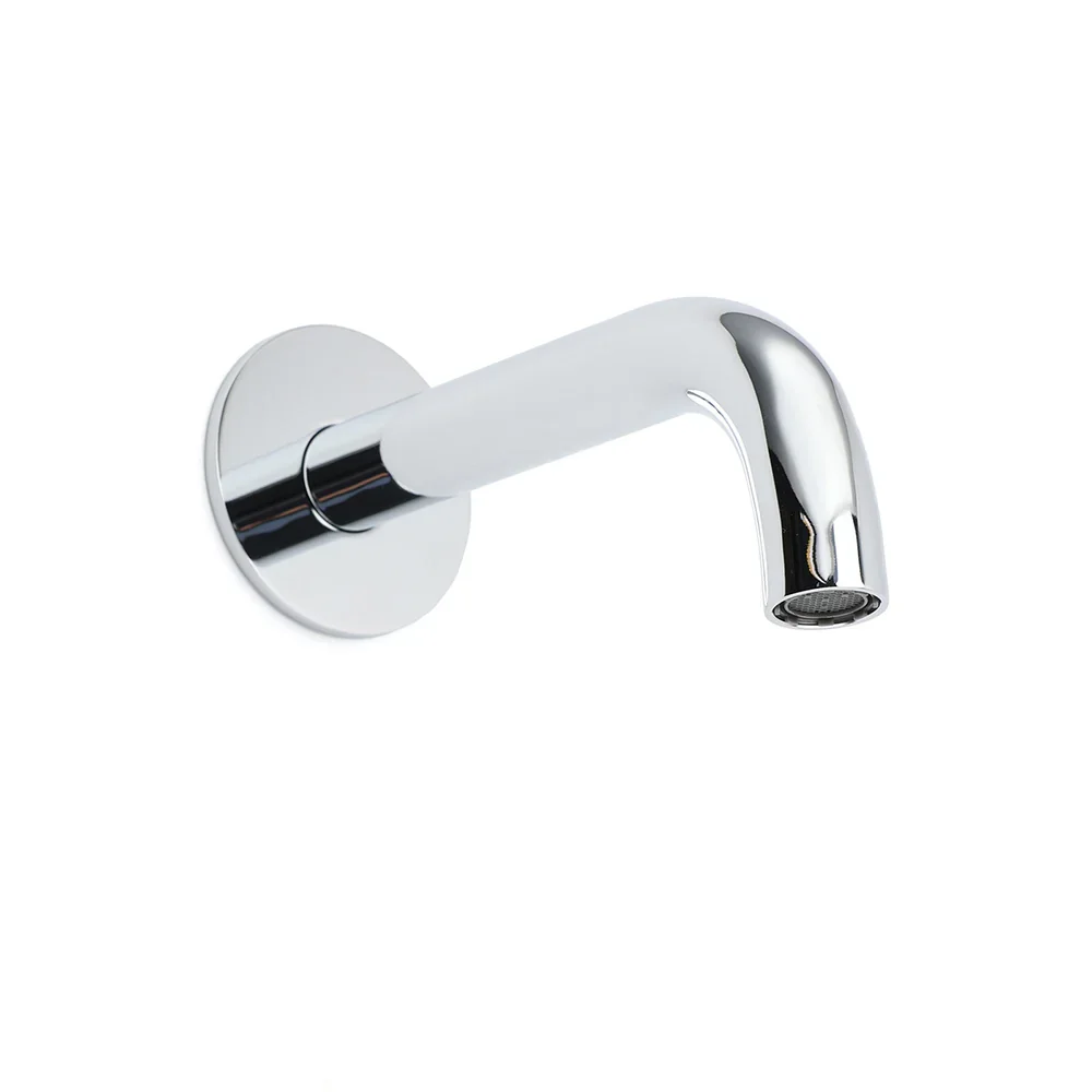 Polisehd Chrome Round Curve Faucet Water Outlet Swivel Bath Tub Filler Spout Set - Image 4