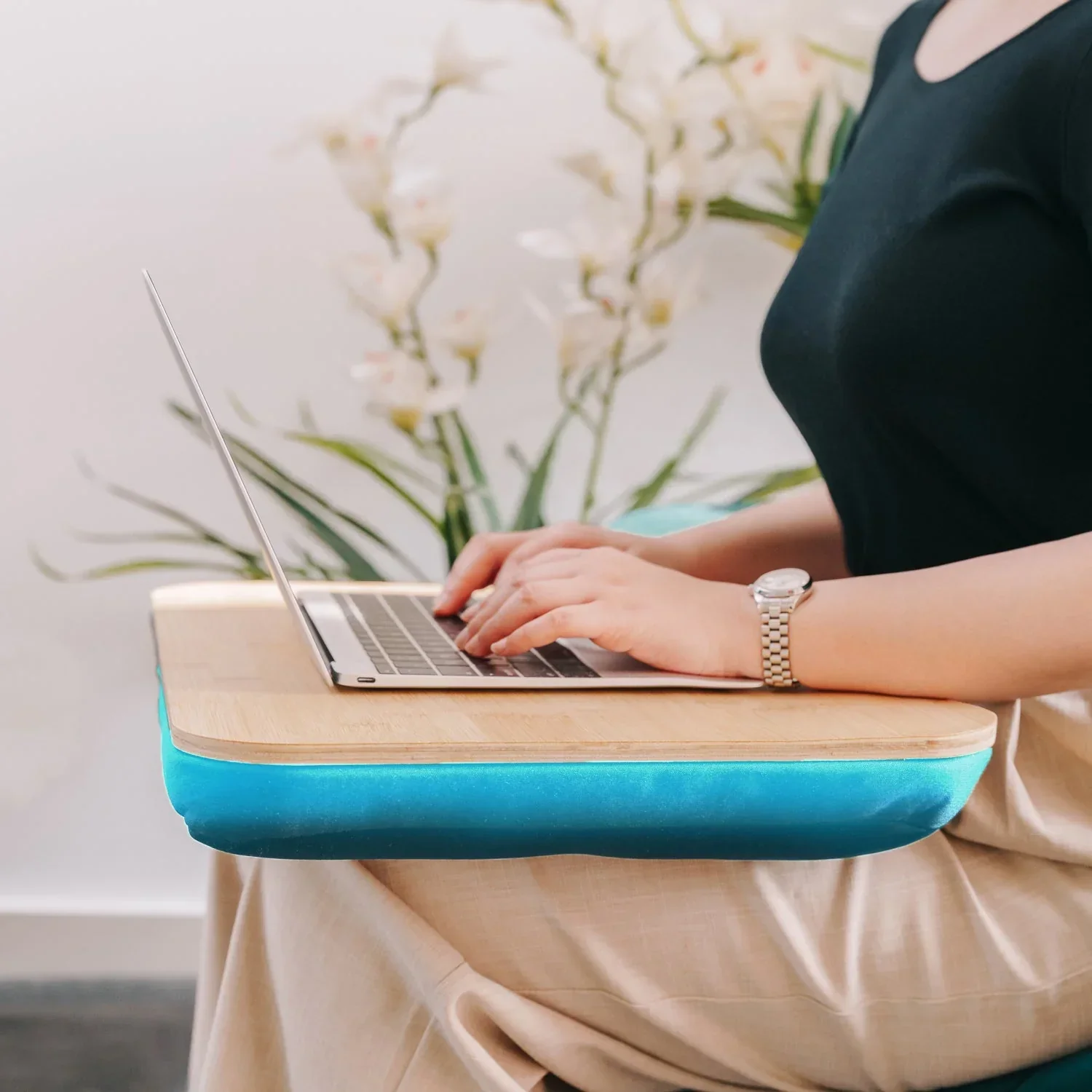 Portable Laptop Desk with Cushion Support - Image 3