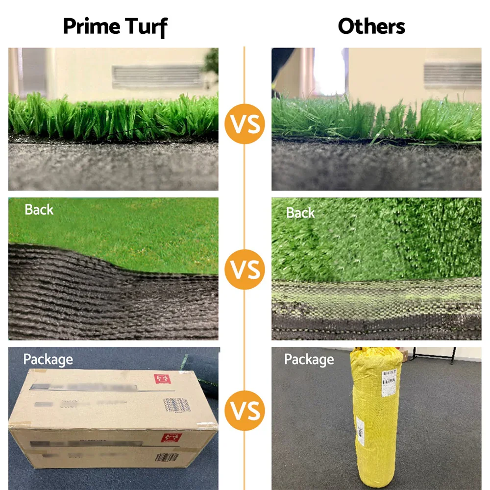 Prime Turf Artificial Grass 60SQM 30mm Synthetic Fake Lawn Turf Plastic Plant 4-coloured 2mx5m - Image 5