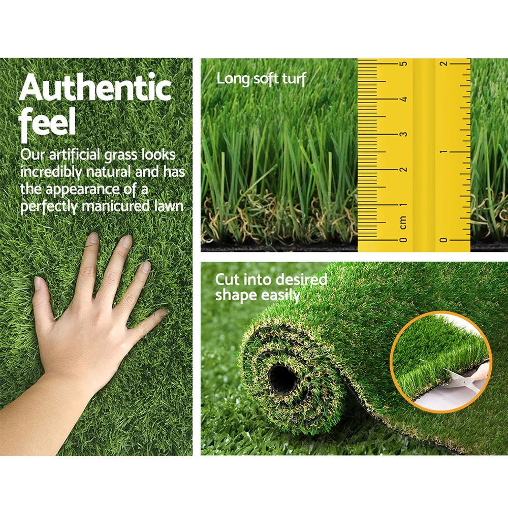 Prime Turf Artificial Grass 30mm 2mx5m Synthetic Fake Lawn Turf Plastic Plant 4-coloured - Image 7