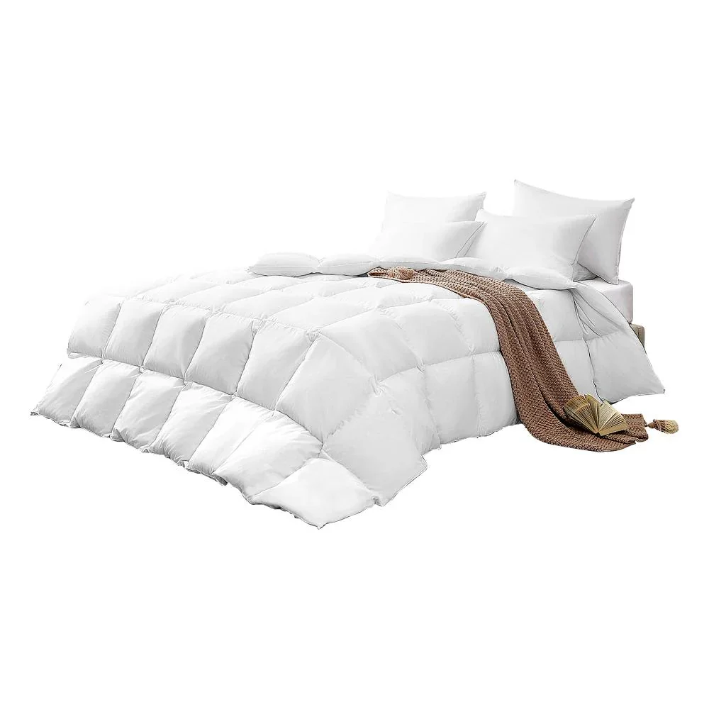 500GSM Goose Down Quilt Doona Duvet Blanket Super King - Image 4