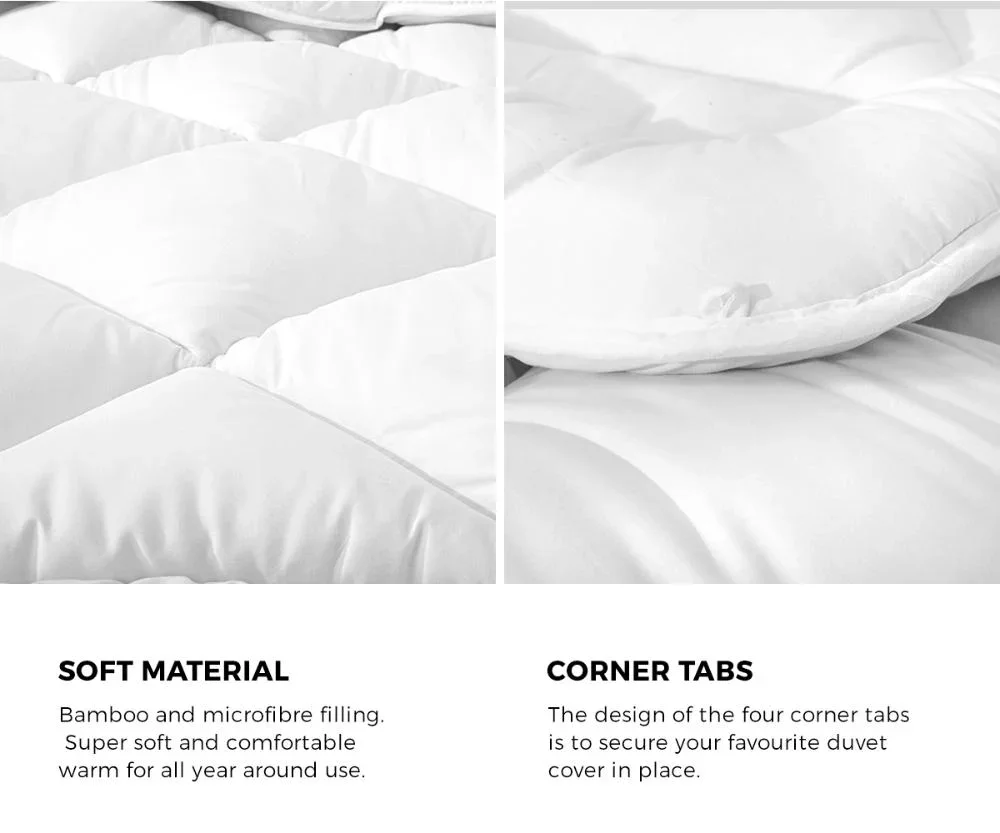 Microfiber Queen Quilt Duvert Insert 400GSM - Image 7
