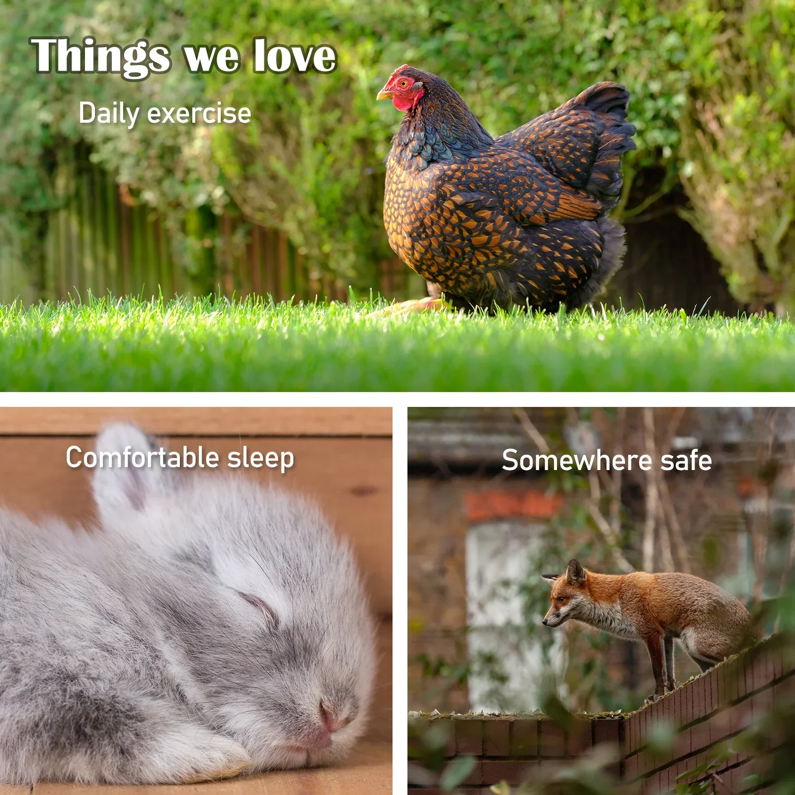 Rabbit Hutch Chicken Coop 147cm 2 Storey Pet Cage Run GRACIE - Image 6